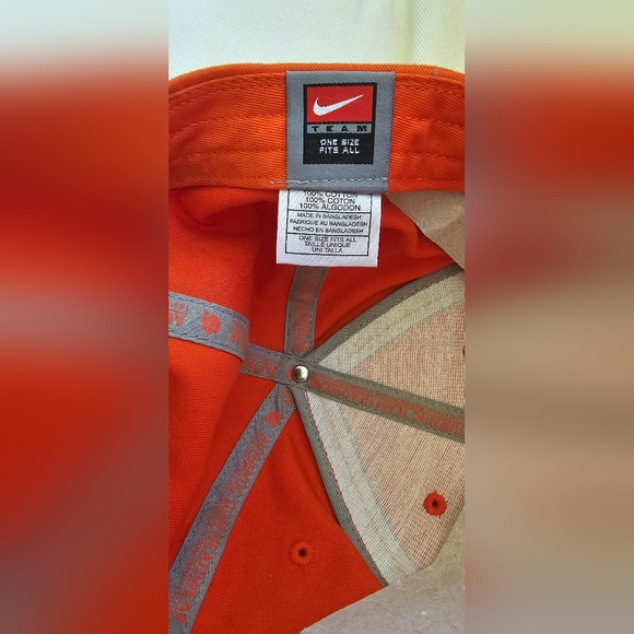 Nike orange Clemson University Tigers baseball cap - Picture 5 of 6